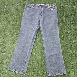 Vintage Harley Davidson Women's Medium Wash Denim Blue Jeans Size 16 regular